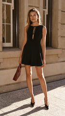 Sweeny Mini Dress - Black