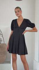 Melea Mini Dress - Black