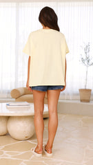 Ciao Salento Tee - Yellow