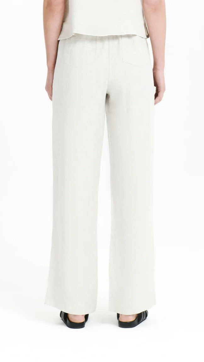Linen Lounge Pant - Natural