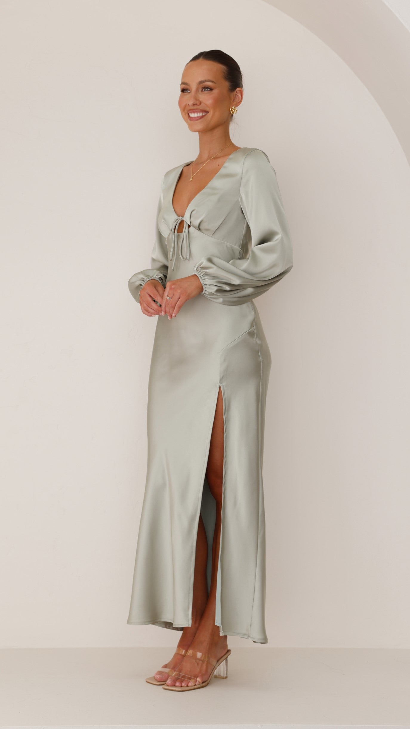 Brigitte Maxi Dress - Olive