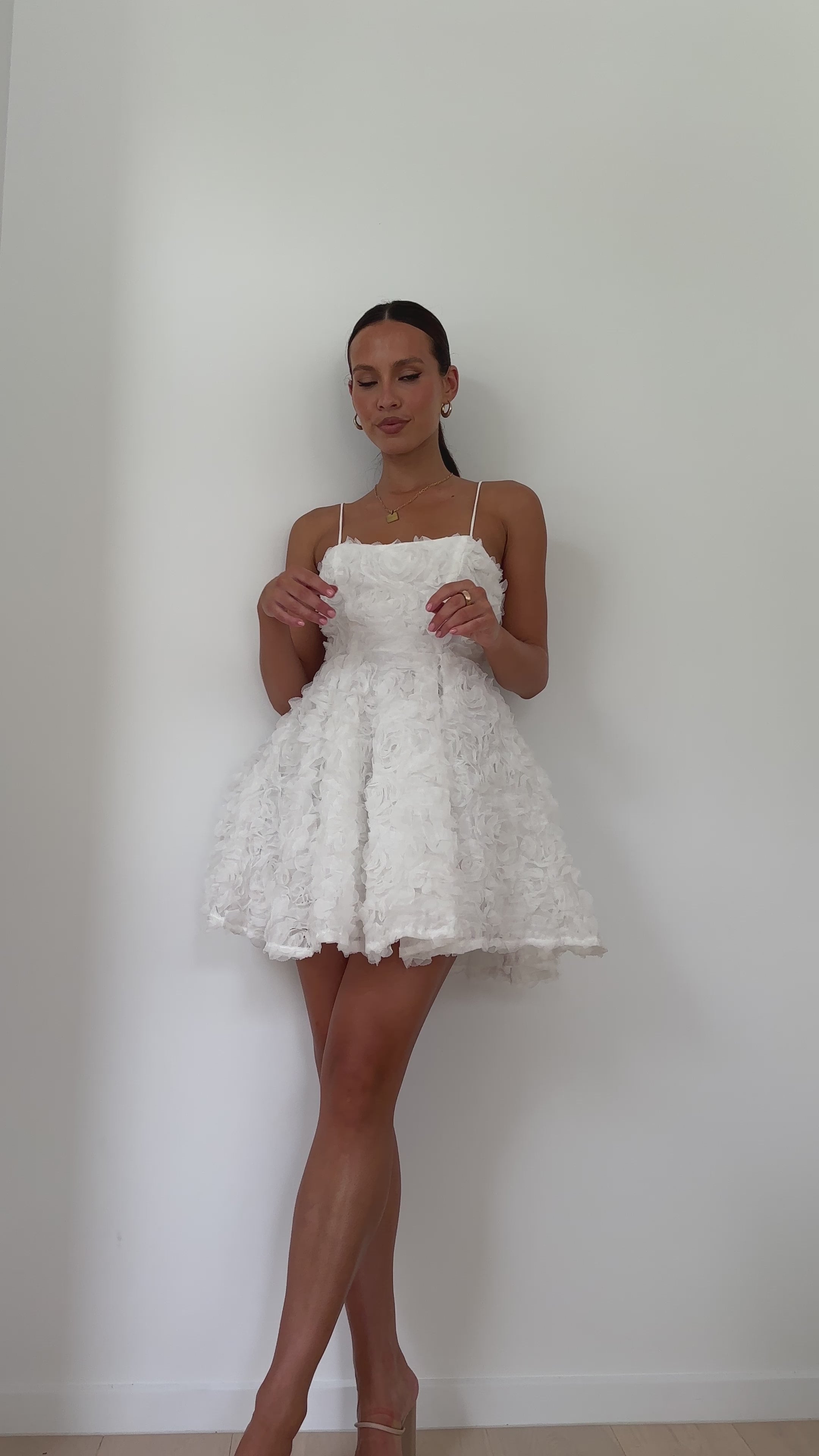 Ada Mini Dress - White