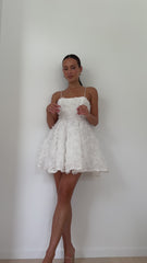 Ada Mini Dress - White