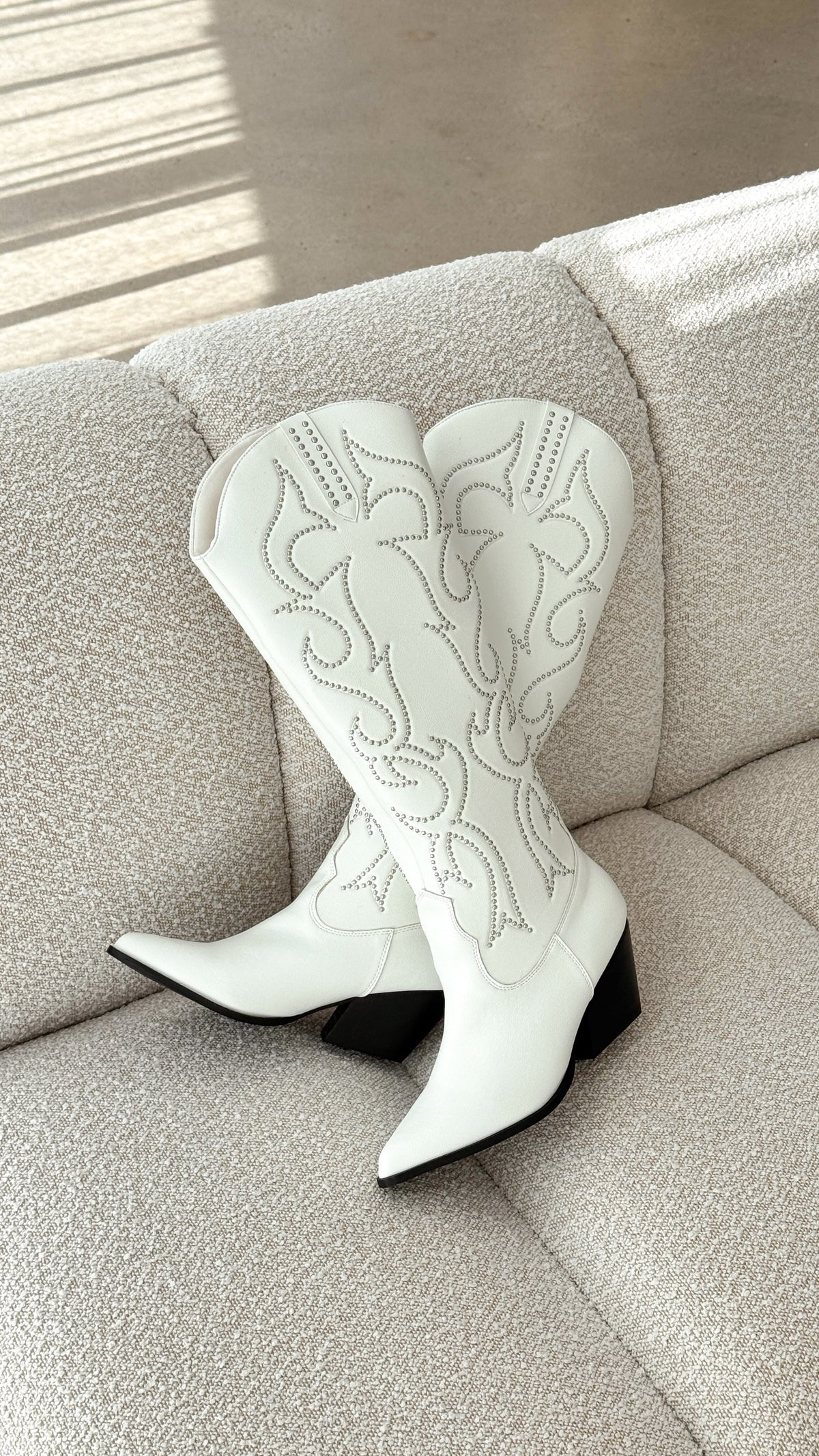Zelma Boots - White
