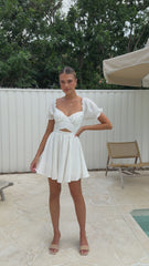 Magnolia Mini Dress - White