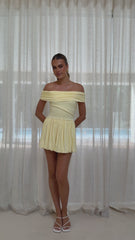 Manalla Mini Dress - Lemon
