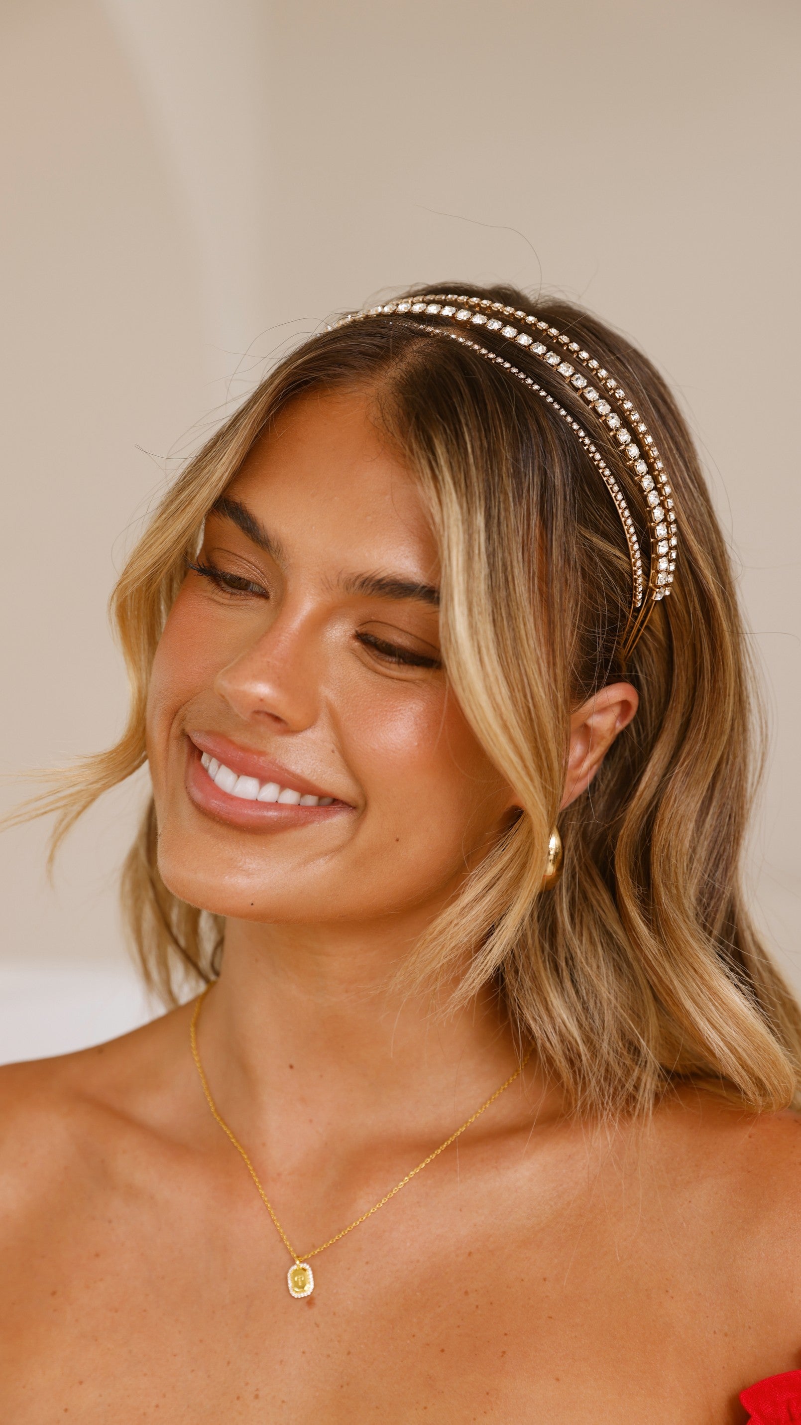 Halsey Headband - Crystal