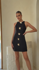Daray Mini Dress - Black / Star