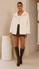Aria Coat - Cream