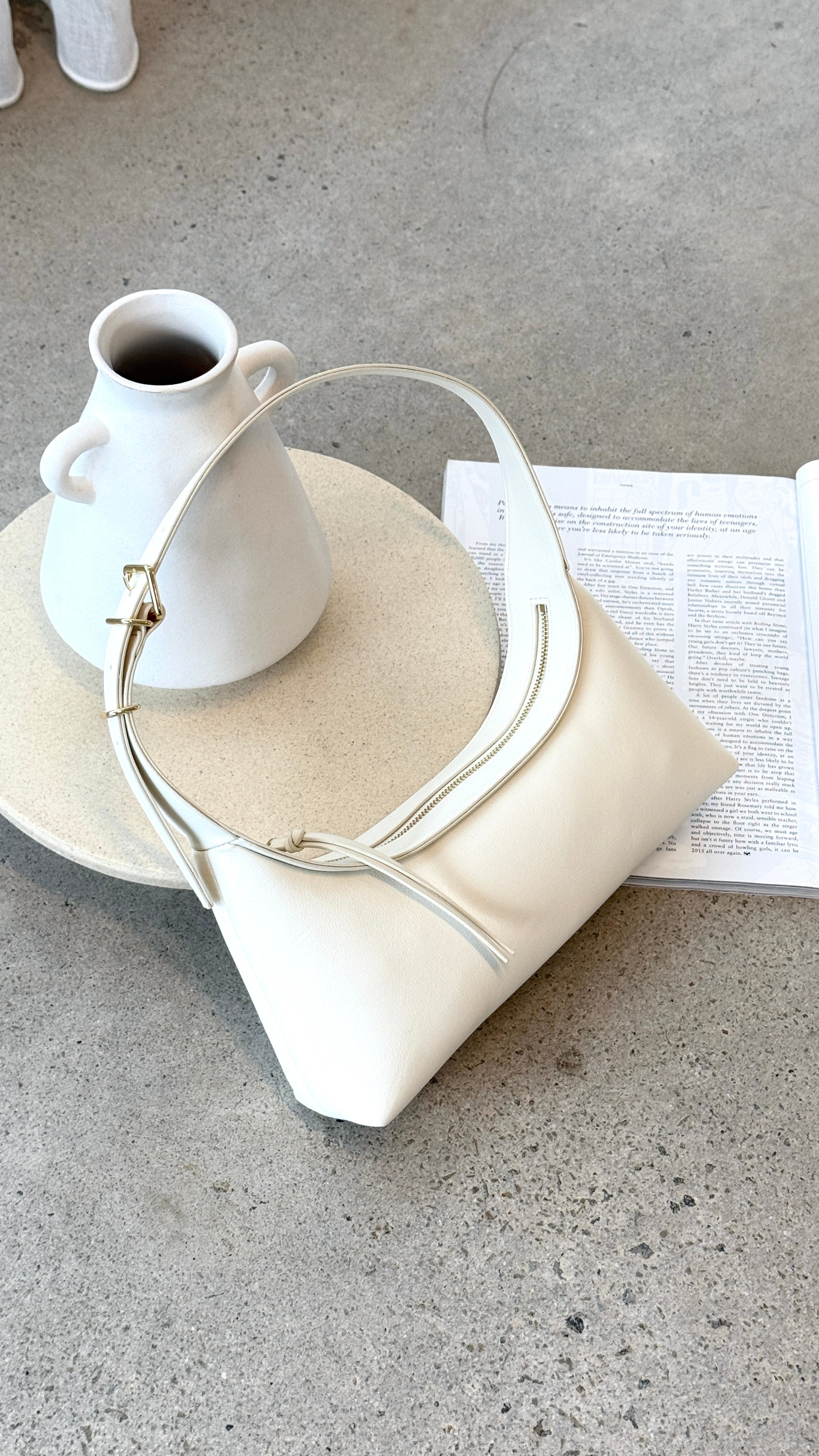 Eden Shoulder Bag - Bone