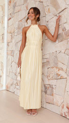 Frances Maxi Dress - Yellow