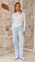 Abrand Carrie Jean - Iris Bleached Vintage Blue