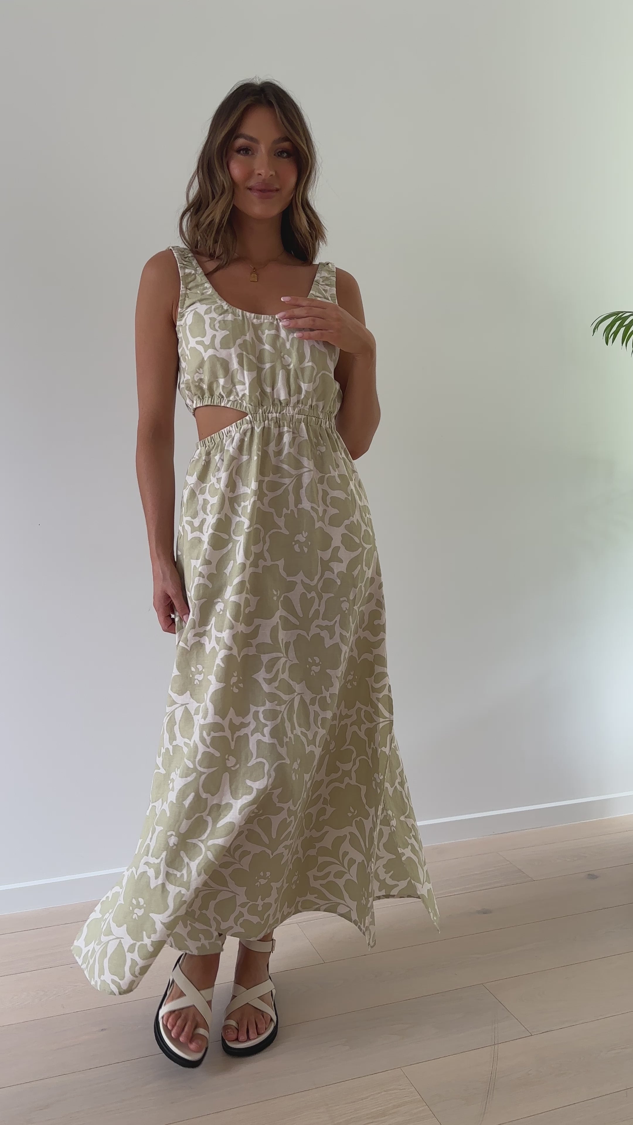 Soraya Maxi Dress - Aloe