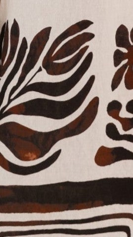 Briar Wide Leg Pants - Chocolate Abstract