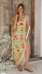 Keziah Maxi Dress - Sunkissed Print