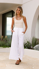 Sabin Pants - White