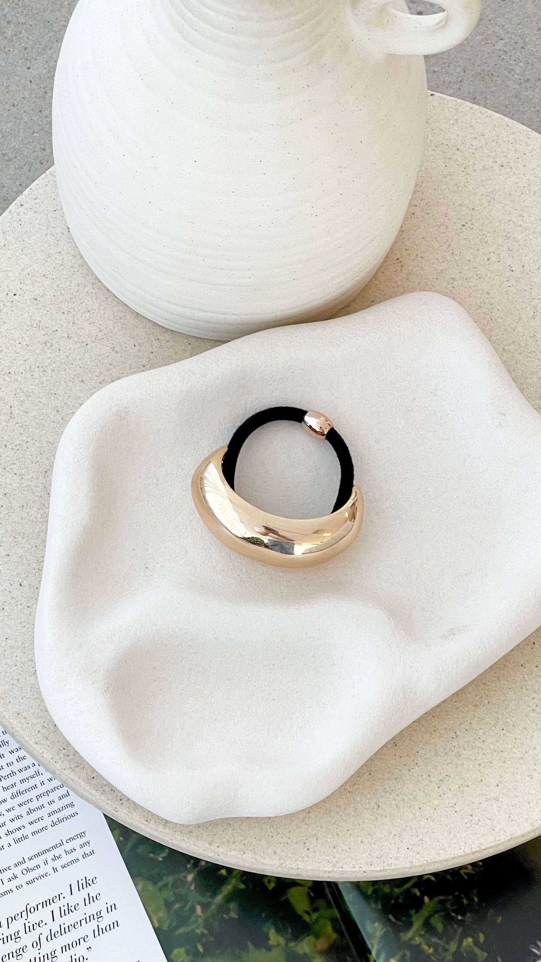 Saki Hair Tie - Gold