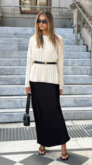 Mila Maxi Skirt - Black
