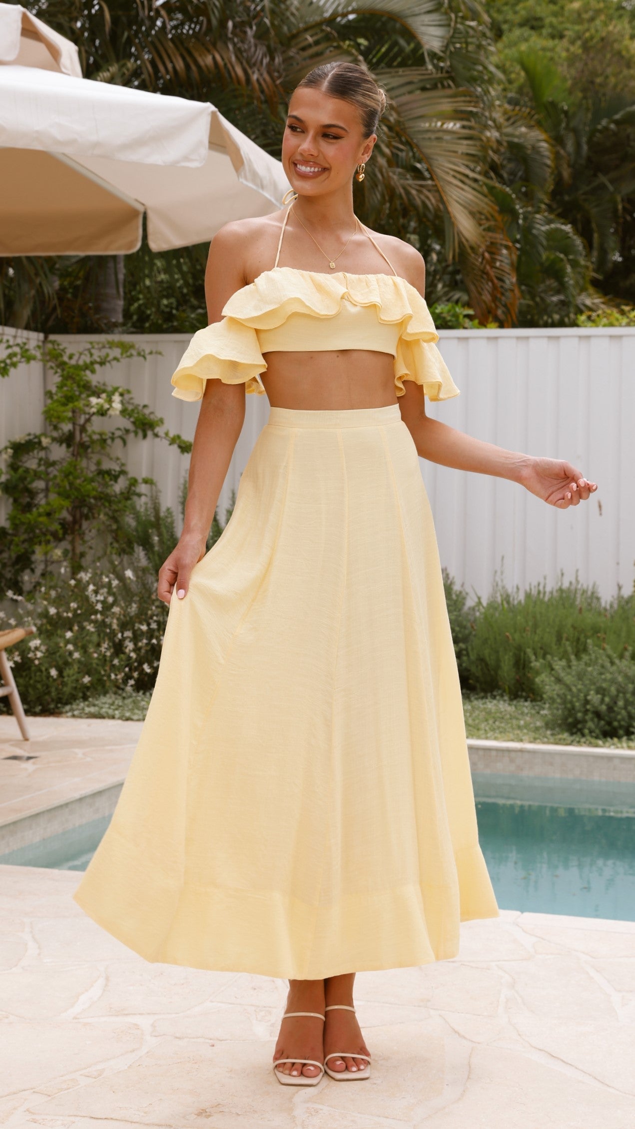 Trista Top - Yellow