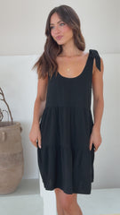 Adina Mini Dress - Black