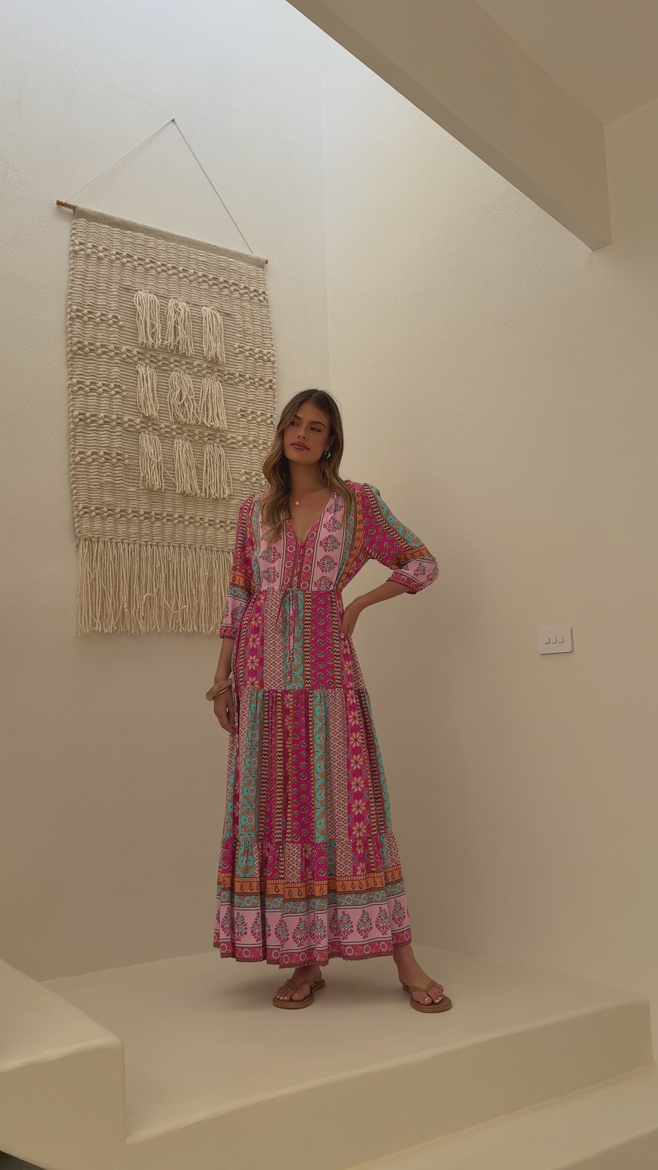Tessa Maxi Dress - Cedella Print