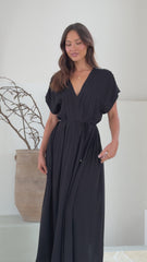 Velia Maxi Dress - Black