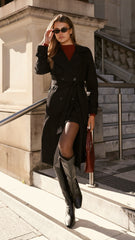 Byron Trench Coat - Black