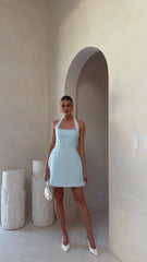 Kristen Mini Dress - Baby Blue