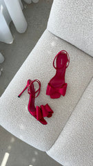 Gabby Heel - Tomato Satin
