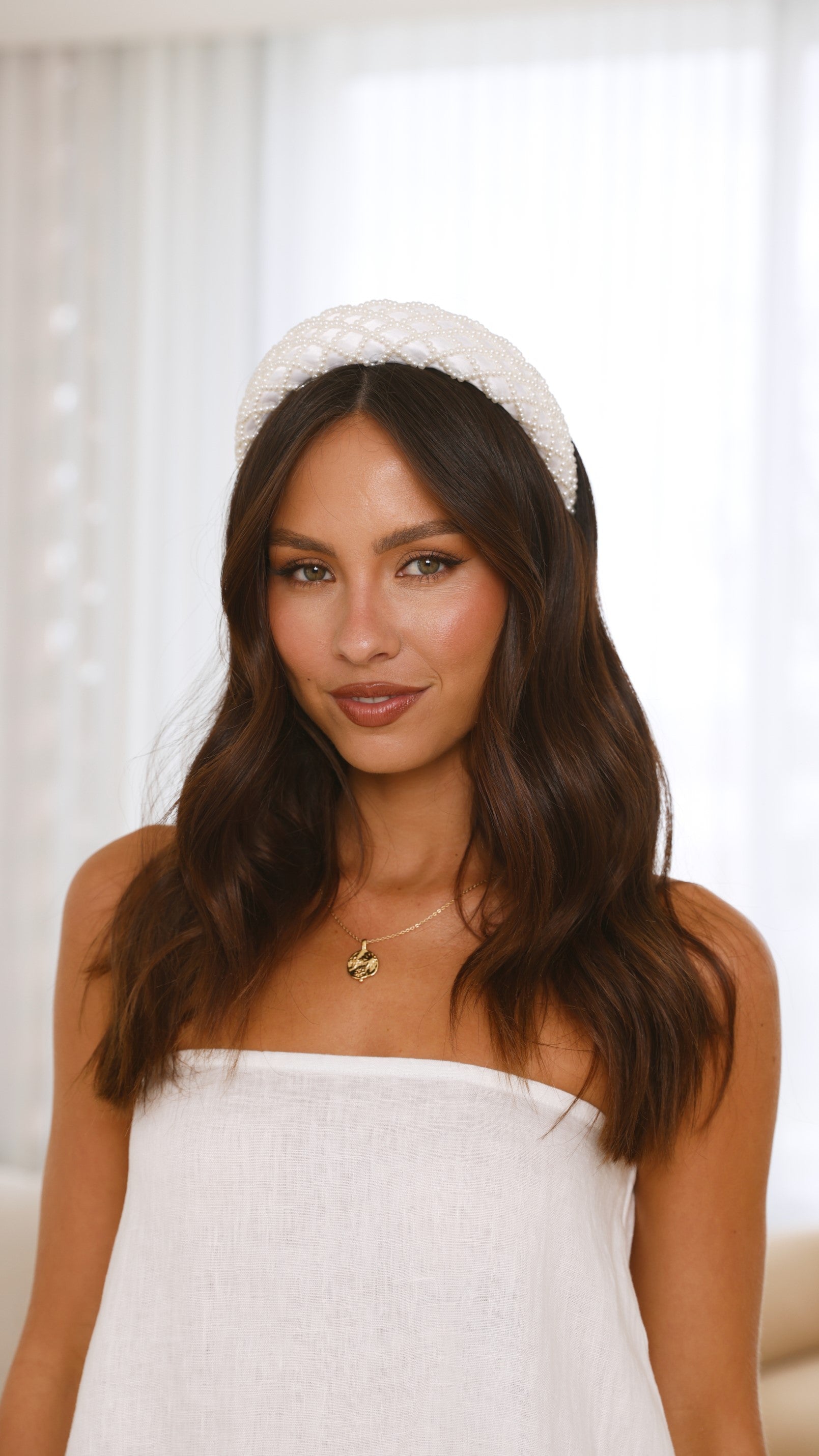 Valencia Headband - White
