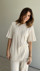 Bayu Knit Top - Cream