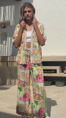 Nylah Shirt - Rose Print