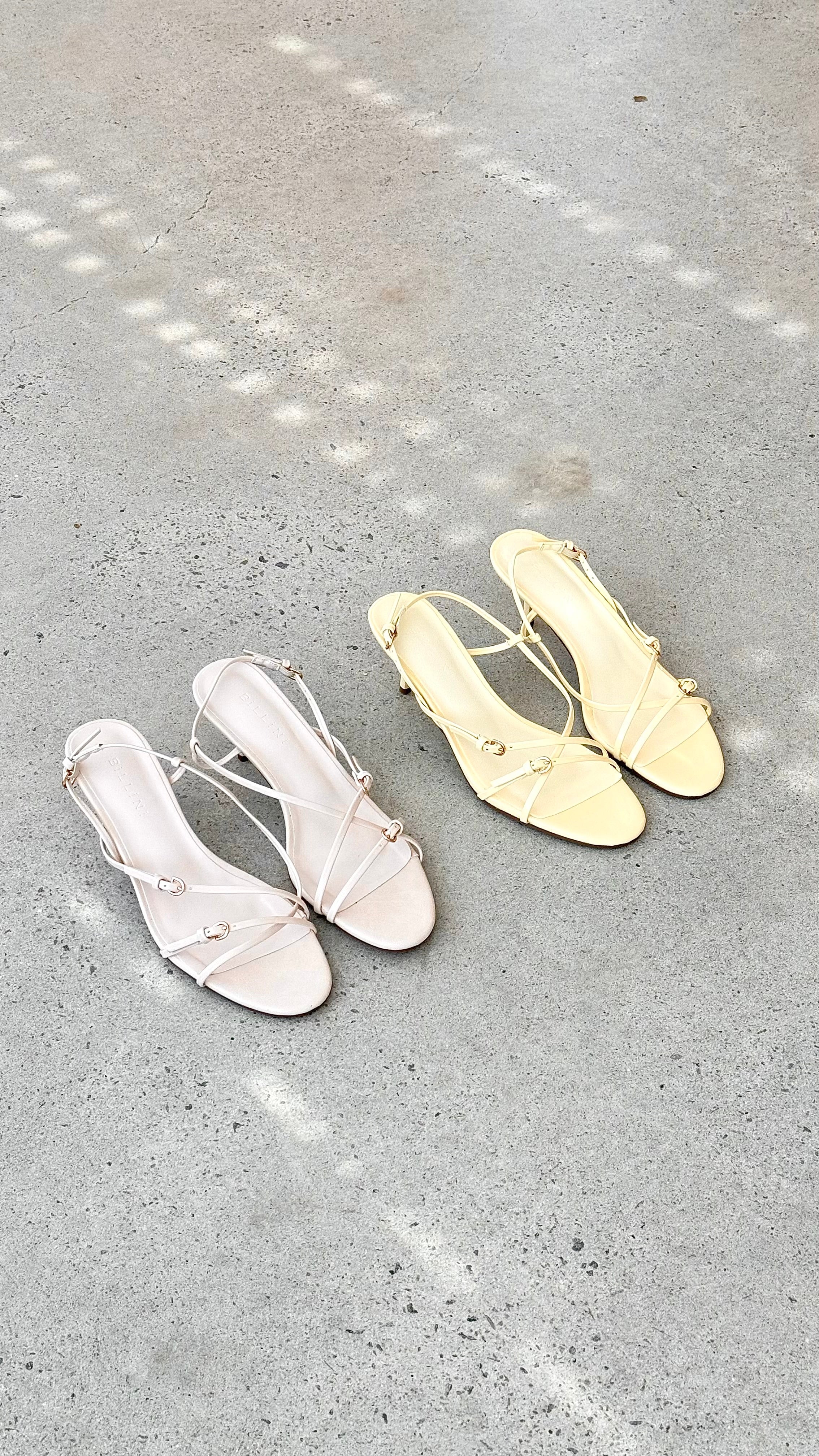 Flossie Heel - Pearl Shine
