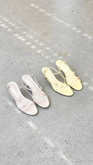 Flossie Heel - Pearl Shine