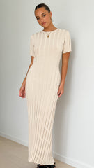 Mari Maxi Dress - Sand
