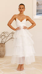 Shayla Maxi Dress - White