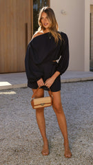 Fletcher Wrap Skort - Navy