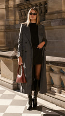 MVN - Lost In New York Coat - Charcoal