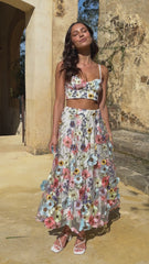 Naja Maxi Skirt - Multi Floral