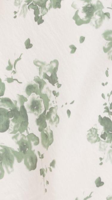 Margie Mini Dress - Green Floral