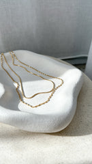 Sarah Twist Necklace Set - Gold