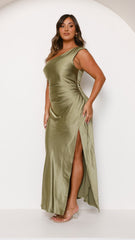 Victoria Maxi Dress - Olive