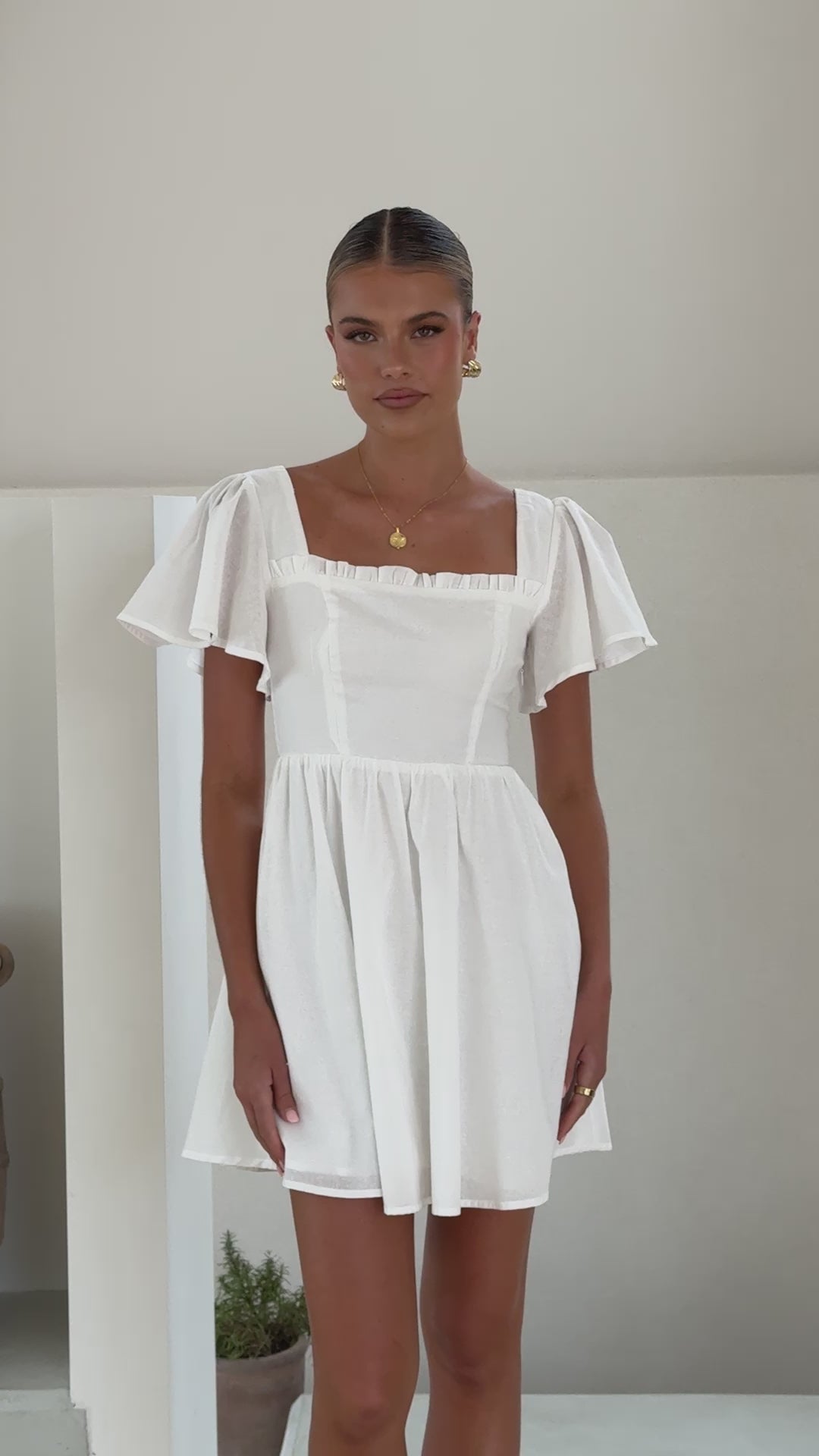 Pasha Mini Dress - White