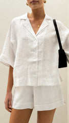 Luna Shorts - White