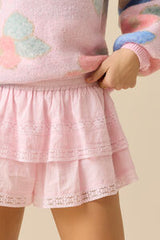 Winslow Layered Lace Shorts